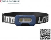Scangrip HEAD LITE LED Nabíjecí čelová svítilna s bezdotykovým senzorem vypnutí/zapnutí v rukavicích 3,7V 800mAh Li 75/150lm